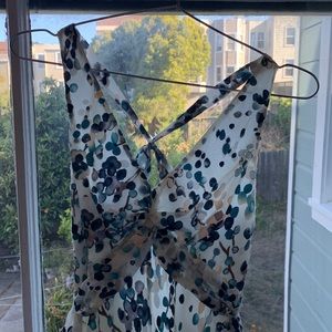 BCBGMAXZRIA Long floral dress